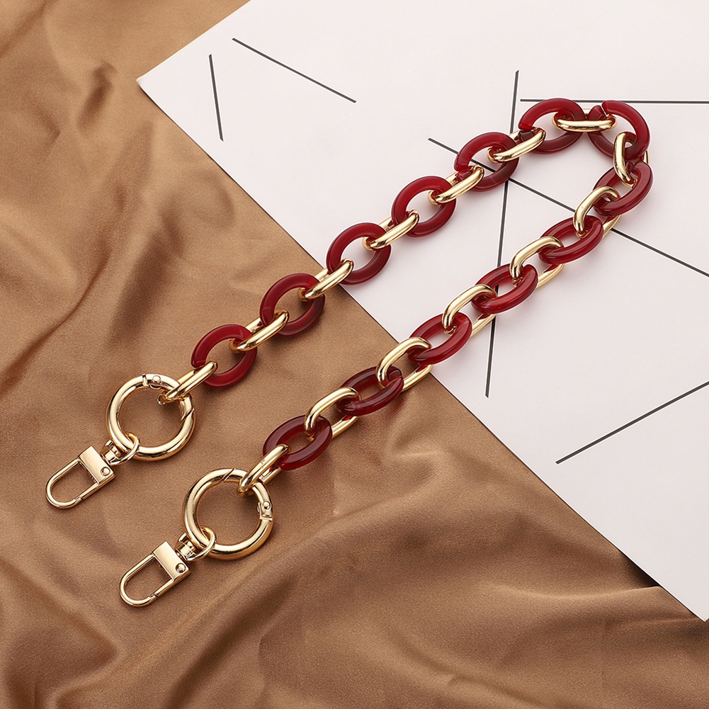 Dây Xích Đeo Túi Xách Bằng Nhựa Acrylic Chất Lượng Cao 40/60CM