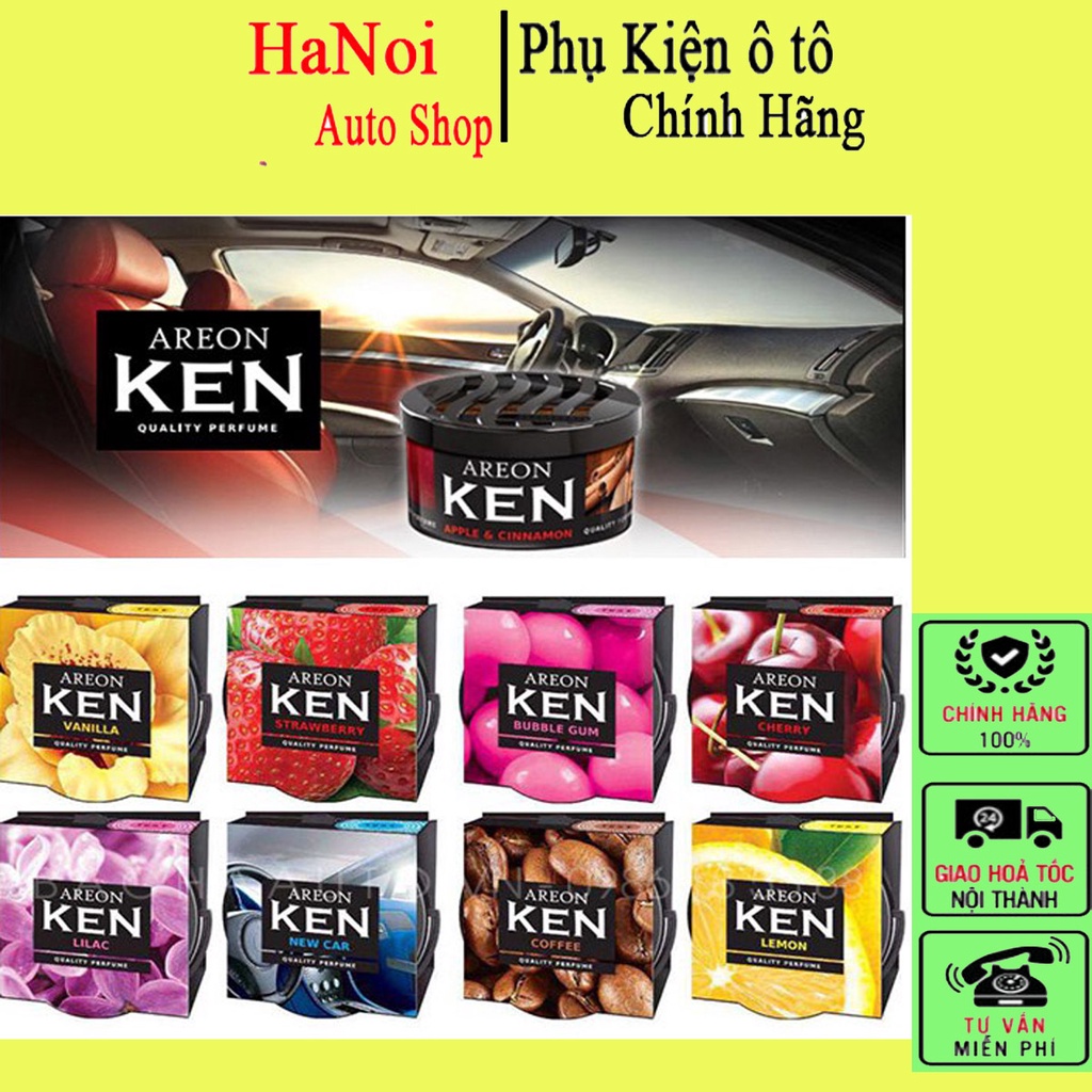 Sáp Thơm AREON Khử Mùi trong xe Ô tô Cao Cấp - Areon Ken Chính Hãng Nhập Khẩu Bulgaria