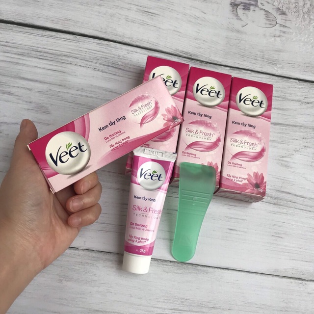 KEM TẨY LÔNG VEET DÀNH CHO DA THƯỜNG 25G-50G( hàng chính hãng phân phối bởi cty DKSH Việt Nam)