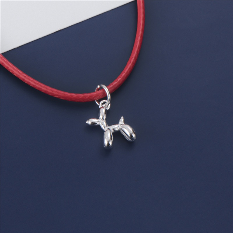 Mặt Dây Chuyền Bạc S925 Hình Chú Chó Và Bong Bóng Xinh Xắn Thời Trang