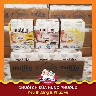 Sữa bầu Matilia Pháp vị socola/ vani (lốc 4 chai)