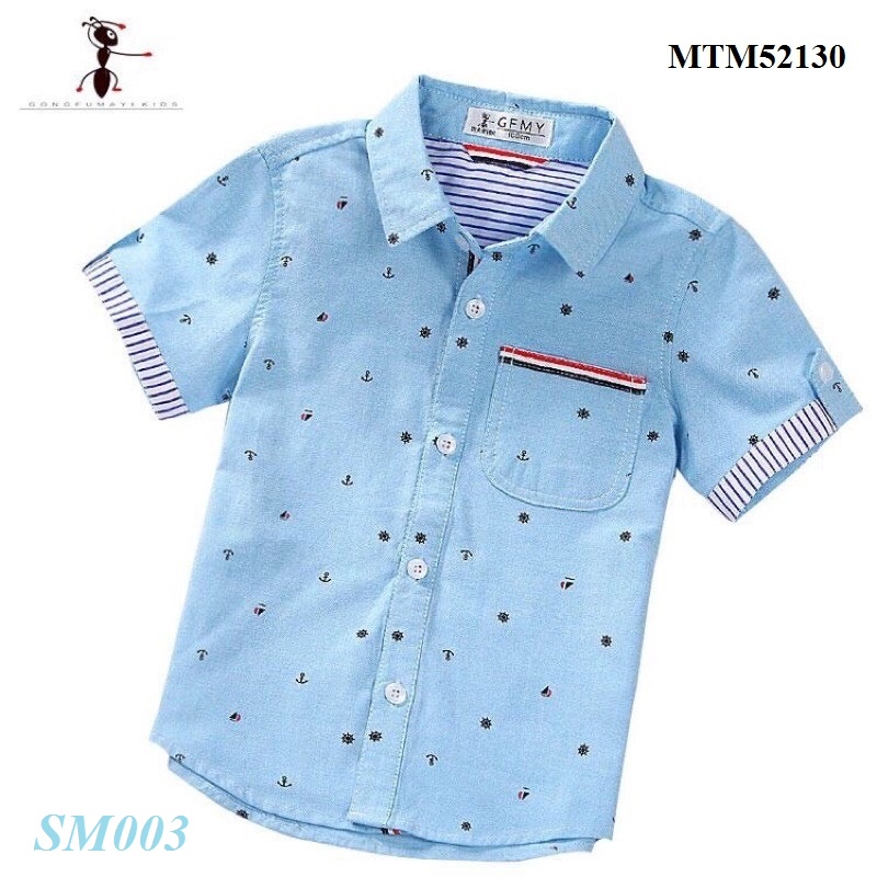 Combo rập lắp ghép 10 mẫu áo sơ mi bé trai