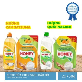 Sữa Rửa Chén Sạch Dầu Mỡ Homey 950g
