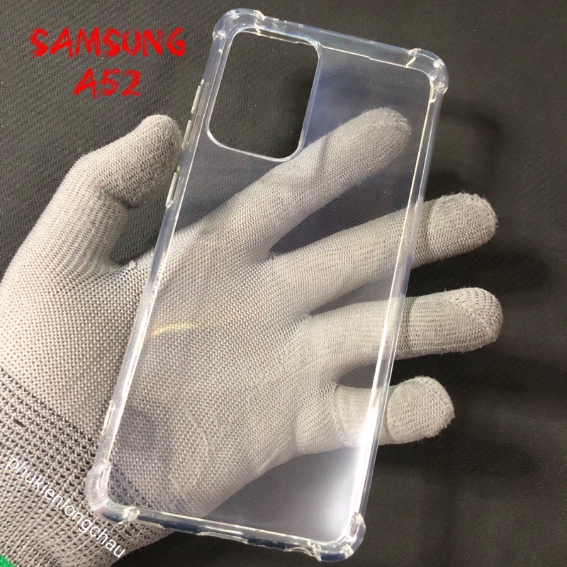 Ốp Lưng Samsung A52 4G / A52 5G / A52s Dẻo Trong Suốt Chống Sốc Có Gù Bảo Vệ 4 Gốc
