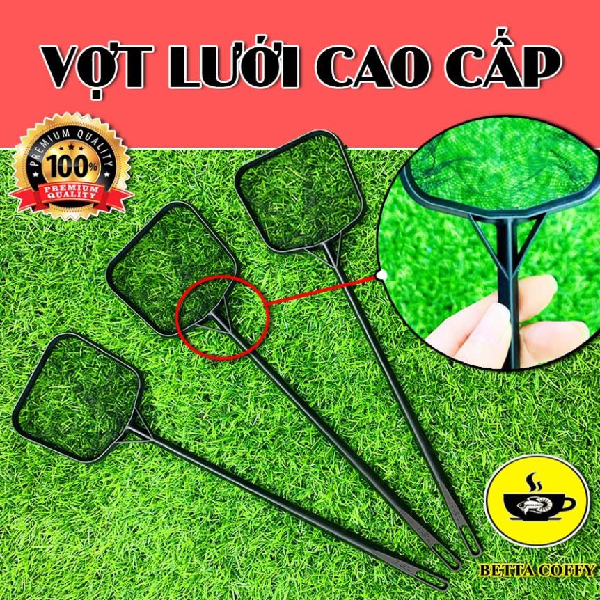 Vợt Lưới Đen Cao Cấp - Vớt Cá | BETTA COFFY ☕️