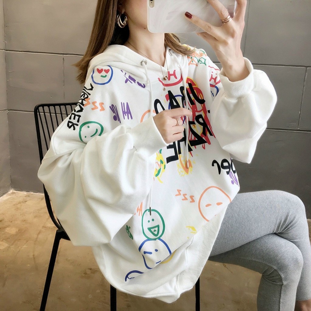 Áo khoác, áo hoodie unisex nam nữ nỉ ngoại more color phối chữ năng động thời trang học đường