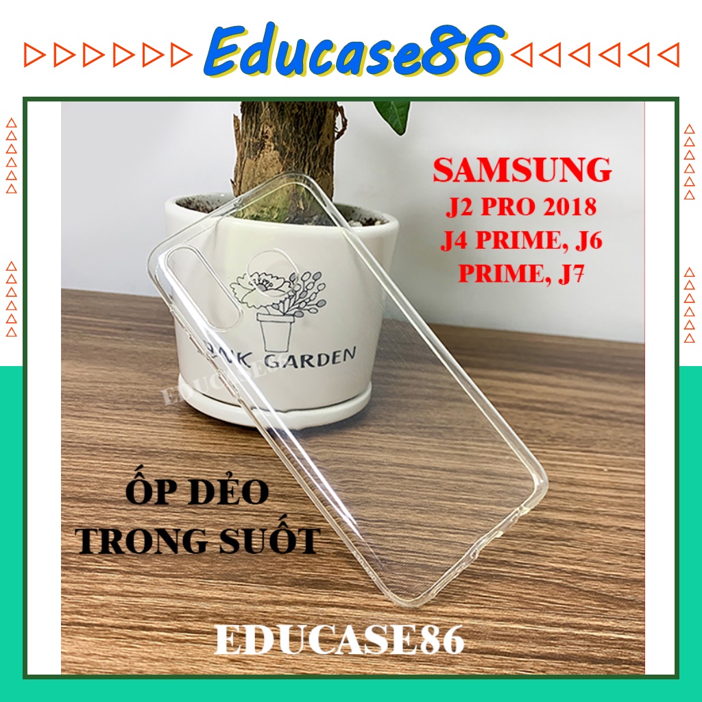 ỐP DẺO TRONG SUỐT SAMSUNG J5 PRIME, J7 PRIME, J7 PRO, J730 ốp silicon trong suốt, ốp chống chống bẩn, educase86