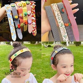 Bờm Dán Tóc, Băng Đô Cài Mái Hàn Quốc Siêu Xinh Cho Bé Gái