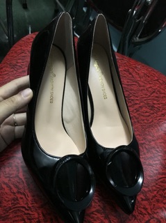 Giày đế vuông cao 5cm
