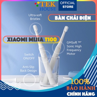 {CHÍNH HÃNG} Bàn chải điện thông minh Xiaomi Mijia T100 - Bàn chải điện Mijia Sonic T100 IPX7 - TekHouse