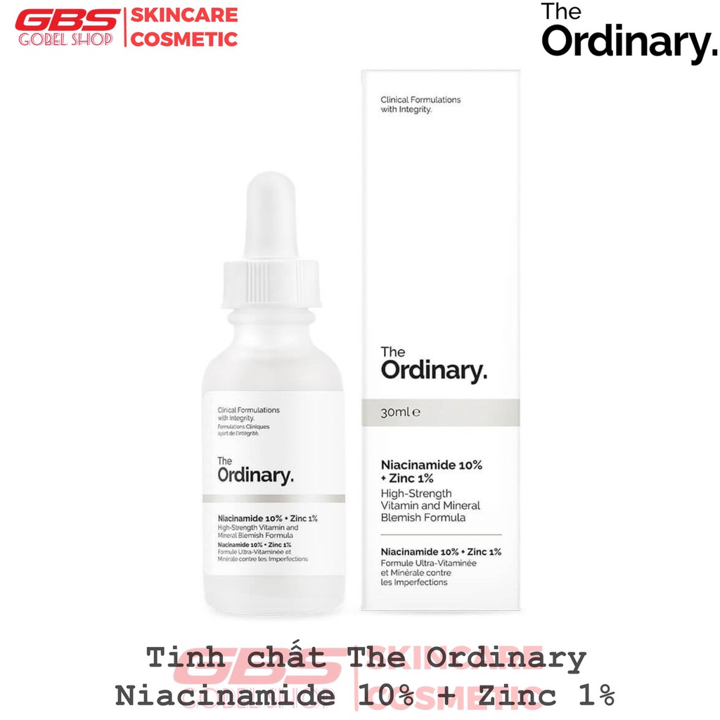 ( Bill Hãng ) Tinh Chất The Ordinary Niacinamide 10% + Zinc 1%