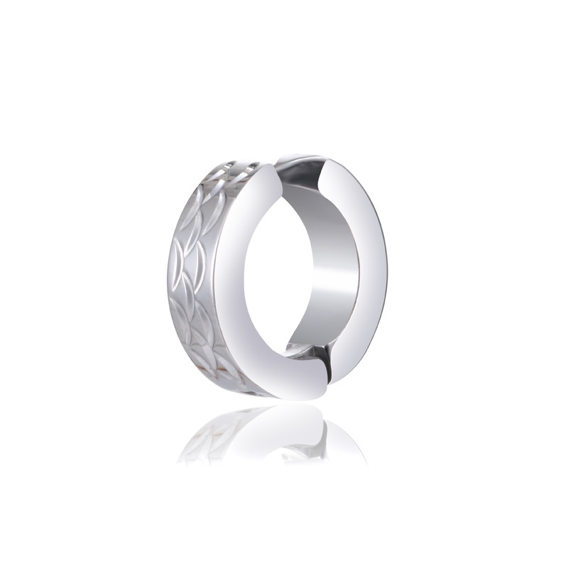 Khuyên tai nam nữ kẹp 1 mặt không cần bấm lỗ nhiều mẫu, bông tai titan unisex không gỉ thời trang - ChuotsStory