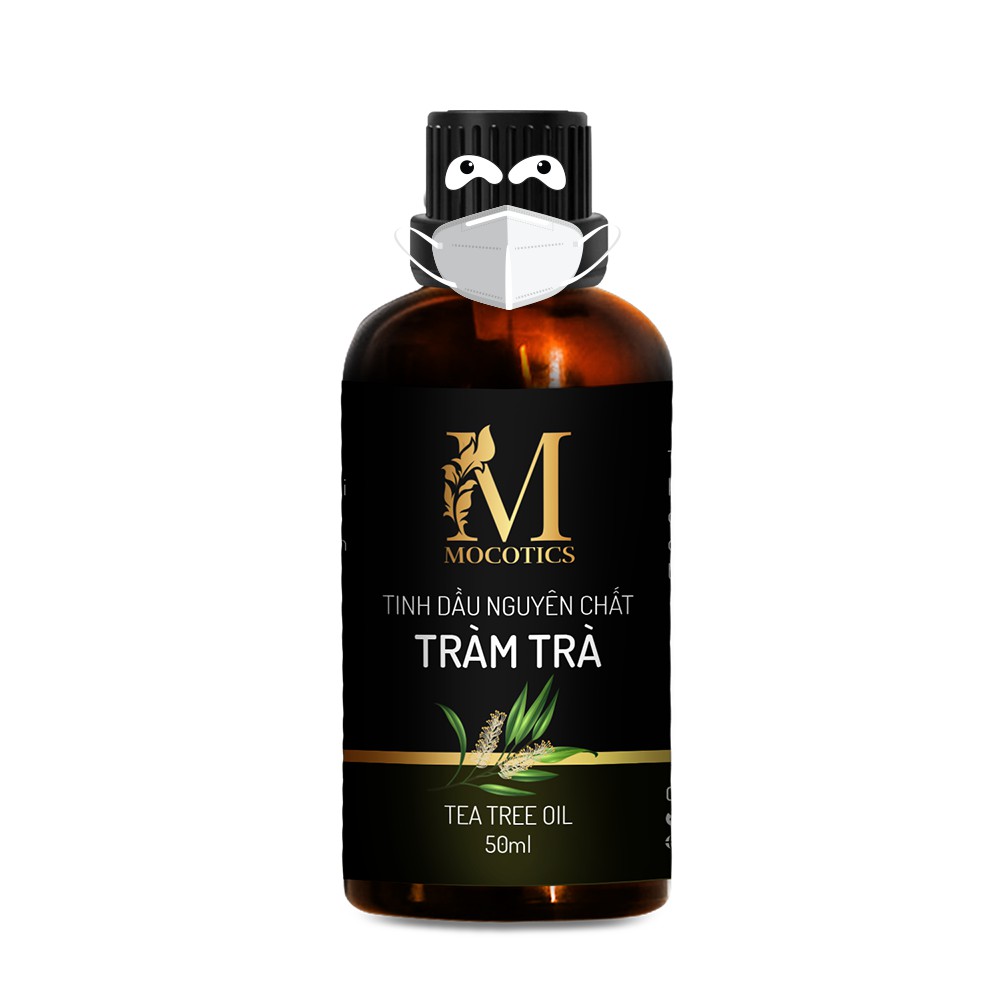 Tinh Dầu Tràm Trà MOCOTICS Chai 50ML | 100% Thiên Nhiên Nguyên Chất | Xông Thơm Phòng| Tặng lọ treo tinh dầu treo xe