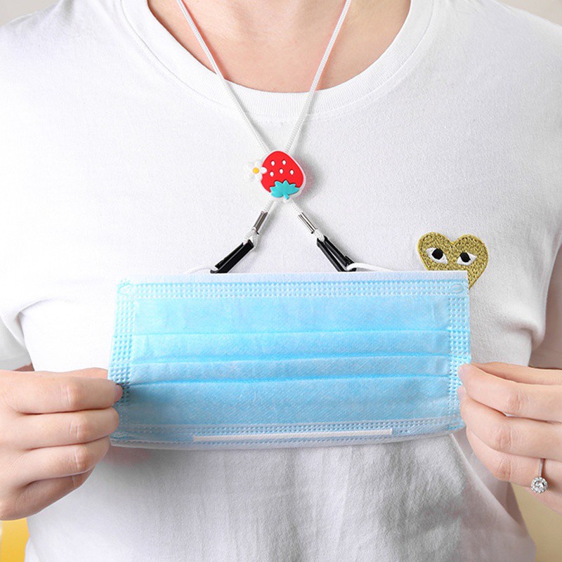 Hoạt Hình Dây Đeo Mắt Kính Chống Trượt Hình Trái Cây 64cm