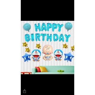 Set bóng sinh nhật doraemon