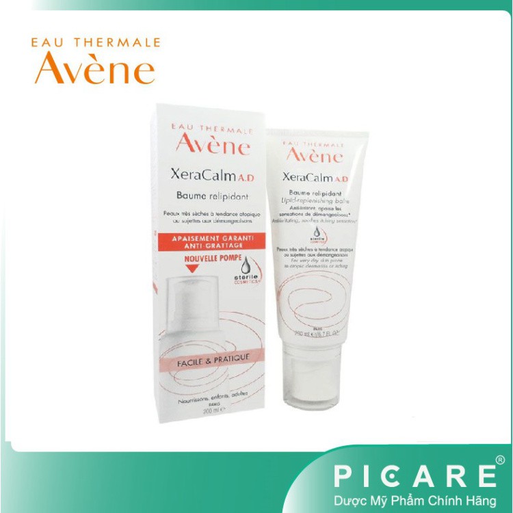 [CHÍNH HÃNG] Kem dưỡng dịu nhẹ cho da chàm Avene Xera Calm A.D Cream 200ml