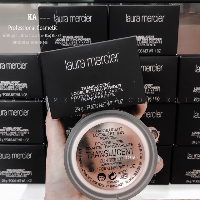 LAURA MERCIER Phấn Phủ Bột Translucent Loose Setting Powder