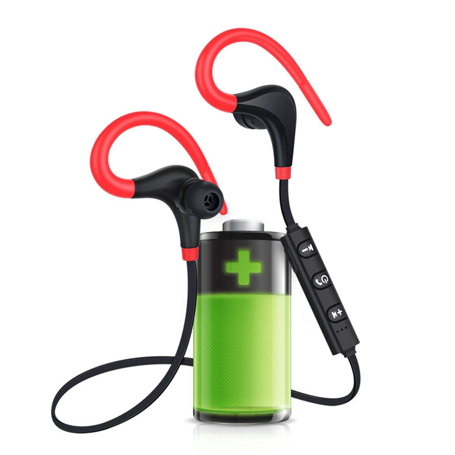 Bluetooth 4.1 Wireless Stereo Earphone Ear-hook Sport Noise Reduction Headphones With Microphone Headset Universal