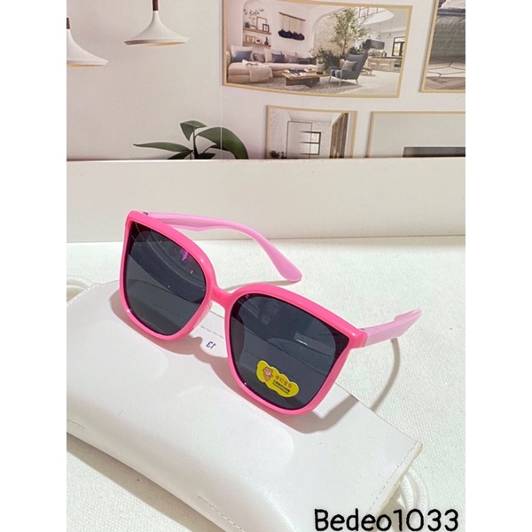 Kính mát cho be  chống UV400, thiết kế mắt tròn dễ đeo, màu sắc thời trang