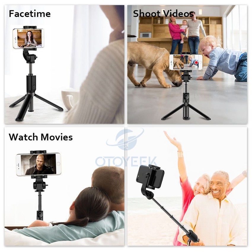 Gậy chụp ảnh tự sướng kèm chân đỡ và điều khiển từ xa tiện lợi cho điện thoại | BigBuy360 - bigbuy360.vn