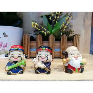 Bộ tượng 3 ông phúc lộc thọ cao 4 cm