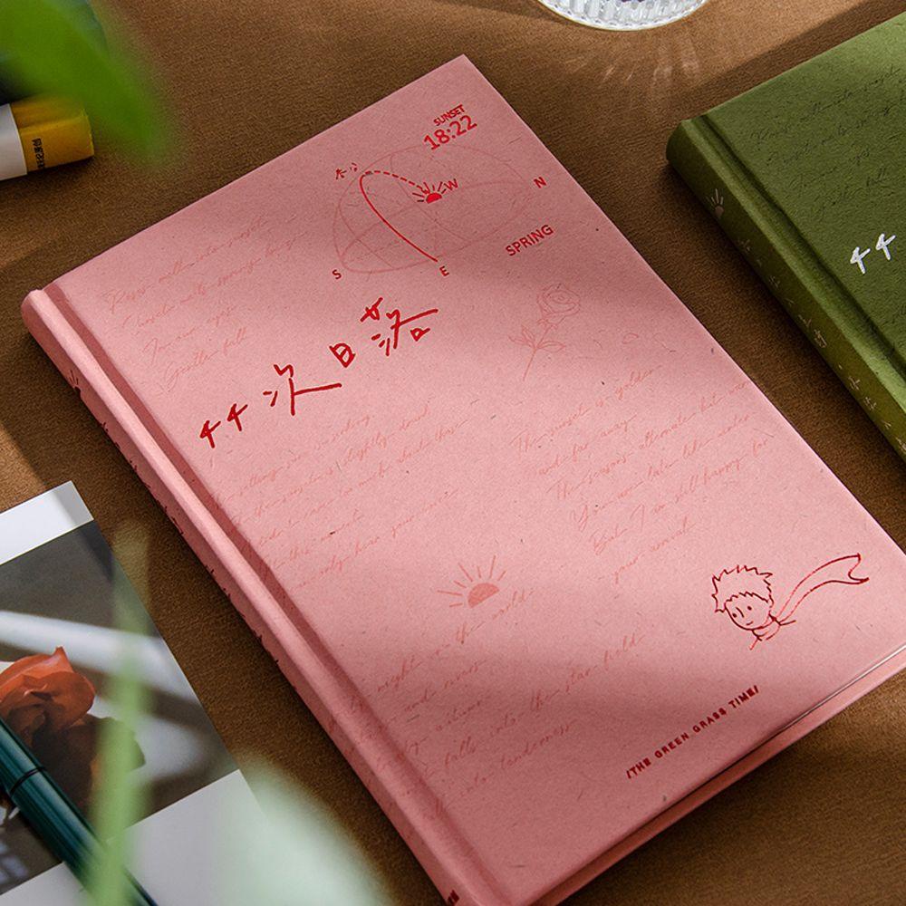 Sổ Tay Bìa Cứng Họa Tiết Hoàng Tử Bé Hoạt Hình Dễ Thương Phong Cách Vintage DIY