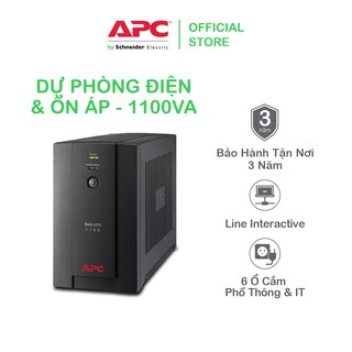 [FREESHIP] Bộ lưu điện APC by Schneider Electric Back-UPS 1100VA 230V & ổn áp BX1100LI-MS