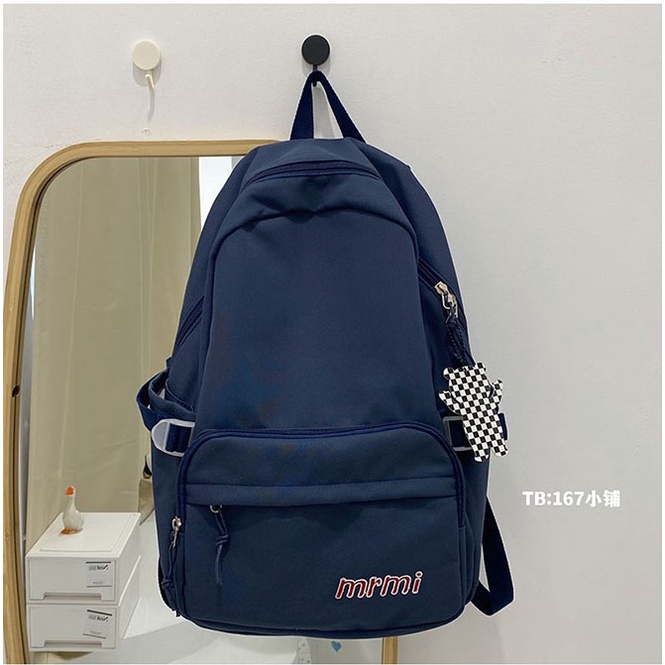 Balo nữ đi học trơn basic thời trang ulzzang hàn quốc giá rẻ vừa laptop 14inch B330