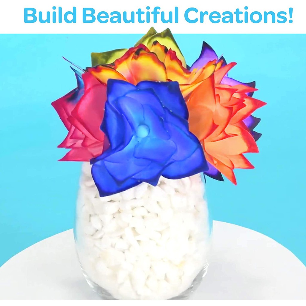 Chính hãng Crayola - Crayola Paper Flower Science Kit - Bộ đồ chơi em yêu khoa học - Chế tạo bông hoa kỳ diệu - 747409
