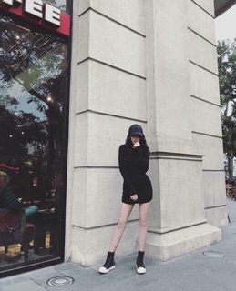 Váy body xỏ ngón