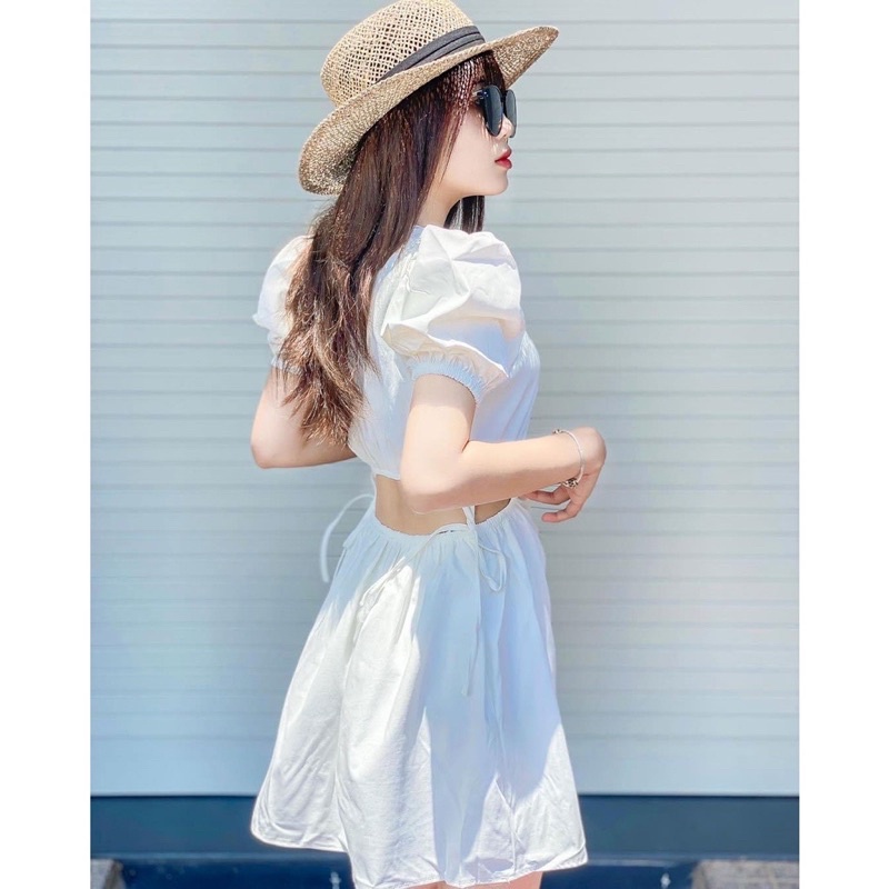 Đầm babydoll khoét eo 208 | BigBuy360 - bigbuy360.vn