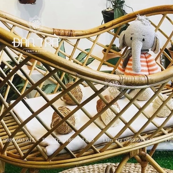 Nôi Mây Em Bé - ĐAN TRÀ - Nội Thất Mây Tre Đan