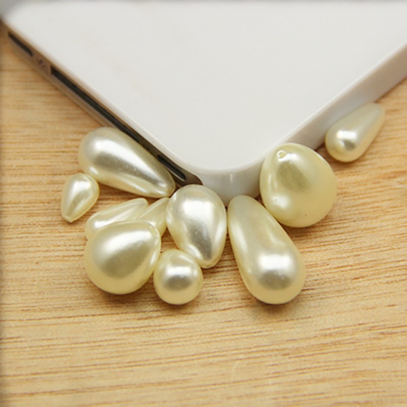 2-10 hạt treo giọt nước nhiều kích thước gắn khuyên tai bông tai nguyên liệu làm trâm làm trang sức cổ trang