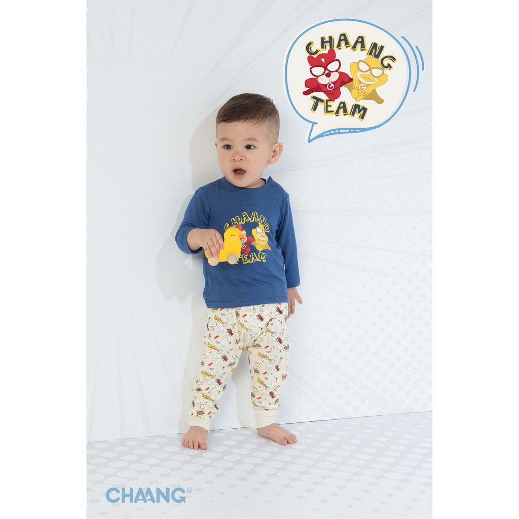 [CHAANG] Bộ dài cúc vai hãng Chaang, BST Chaang Hero 2021, quân áo trẻ em 100% cotton an toàn cho bé.