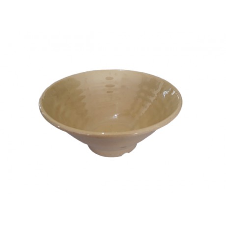 10 Tô tròn xoắn đáy nhỏ và 10 muỗng dài 16.5cm cùng màu nâu, đen, bát đựng chè - Bowl with spoon F-TOX17 + NO17