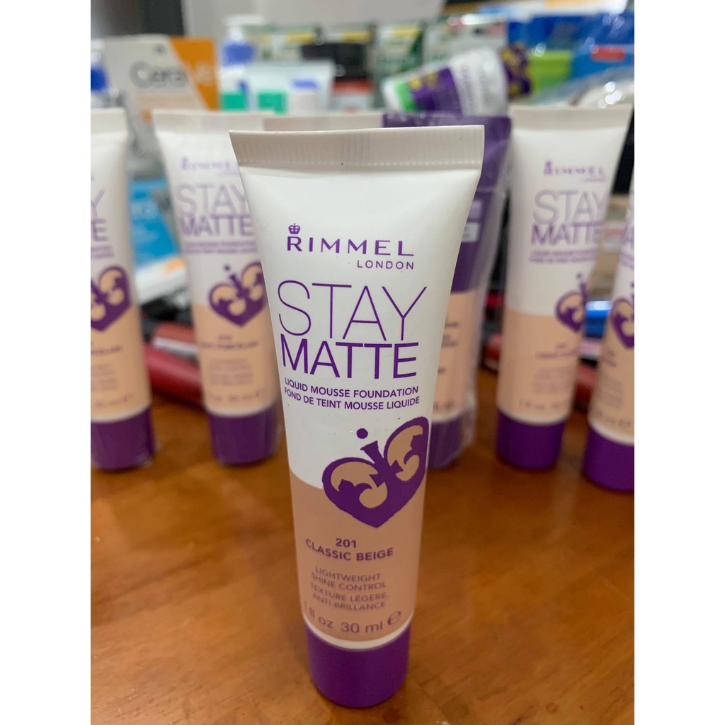 [hàng Auth] Kem nền Rimmel Stay Matte Liquid Mousse Foundation 30ml | BigBuy360 - bigbuy360.vn