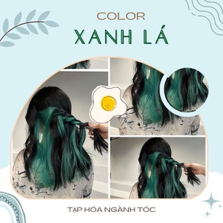 Thuốc nhuộm Xanh lá lên trực tiếp - không tẩy