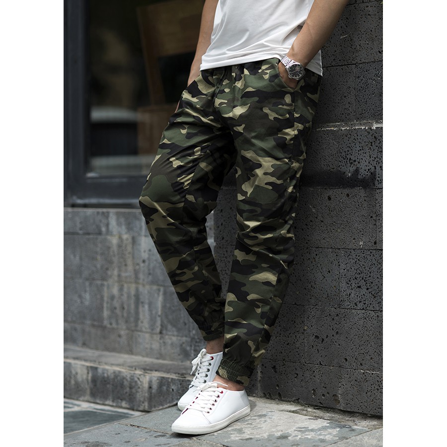 Quần Jogger Thể Thao Nữ Chất Mát Phong Cách Quần Lính [ Màu Rằn Ri - T06]