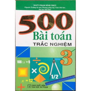 Sách - 500 bài toán trắc nghiệm 3