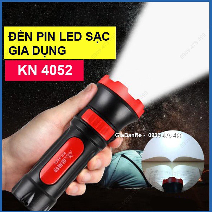 ĐÈN PIN SẠC CẦM TAY SIÊU SÁNG GIA DỤNG KENEDE - 6169