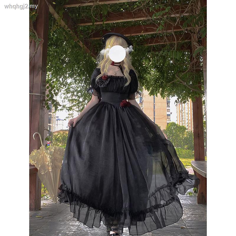 Đầm Đen Kiểu vintage Pháp Thời Trang Mùa Hè Cho Nữ