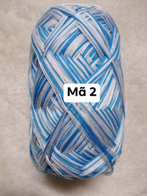 Sợi cotton Nhật màu loang