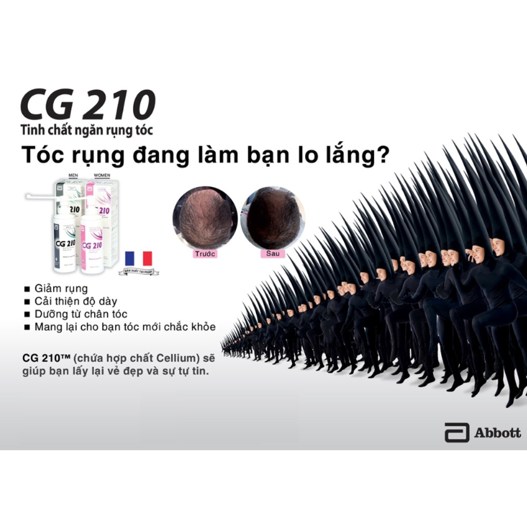 CG 210 MEN Abbott - Tinh chất hỗ trợ mọc tóc cho nam giới [CG210]