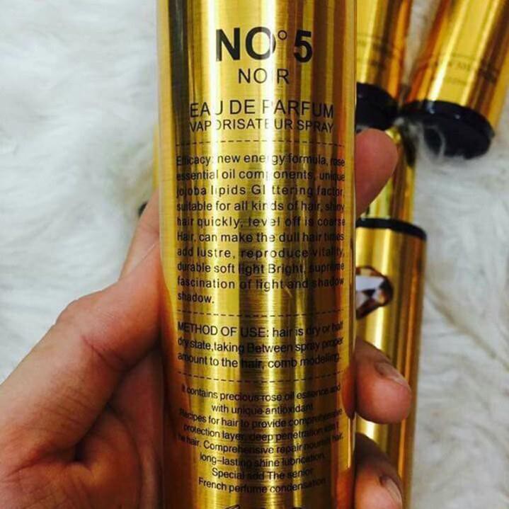 CHAI XỊT DƯỠNG TÓC L'UÔDAIS NO5 HƯƠNG NƯỚC HOA PHÁP