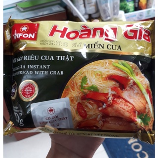 Miến cua hoàng gia vifon với gói riêu cua thật gói 105g