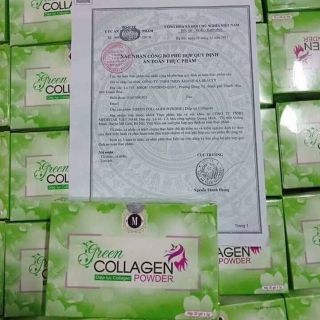 Diệp lục collagen hộp 30 gói