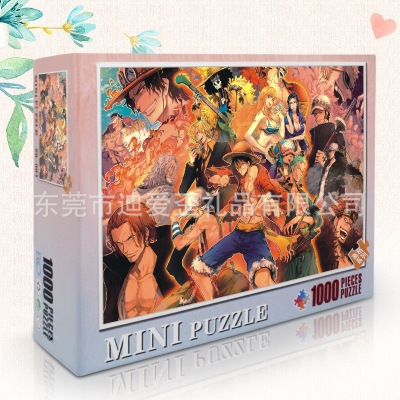 Bộ xếp hình ONE PIECE anime - Ghép hình 1000 miếng dành cho người lớn siêu khó mini nổi tiếng