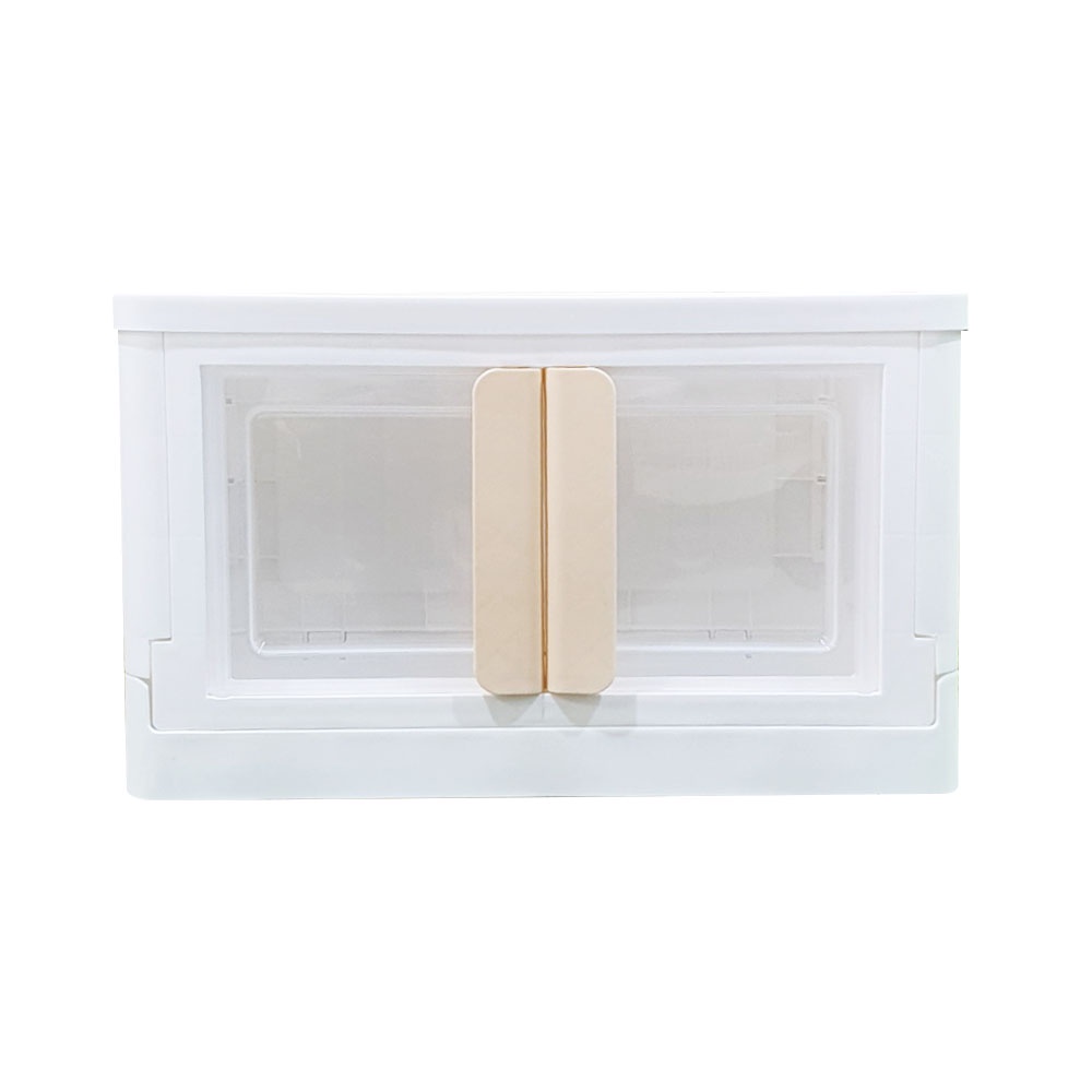 HomeBase STACKO Thùng đựng đồ bằng nhựa CHEER W50xD31xH30cm màu be