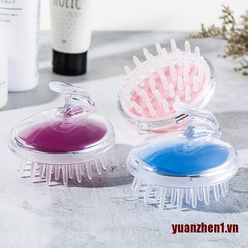 1 Lược Gội Đầu Mát Xa Da Đầu Bằng Silicone