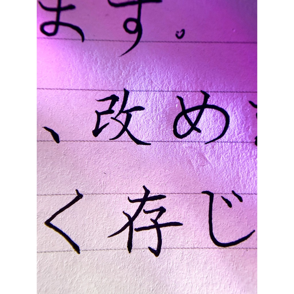 Bút Odemei Viết Tiếng Nhật Kanji bút viết chữ kanji đẹp có thanh đậm hiragana- ODMTL19
